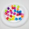 Mini pinzas para el pelo pequeñas para niños, accesorios para el pelo de plástico con purpurina, pinza para el pelo, linda pinza para el pelo de gelatina para cabello de bebé trenzado, pinza para el pelo rota