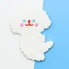 Parche Creativo Lindo de Animales de Goma Suave PVC para Pasador de Pelo Parche Hecho a Mano DIY Hebilla de Zapato Bolsa de Auriculares Accesorios para el Cabello Funda de Teléfono Parche