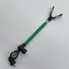 Suporte para Vara de Pesca Montado na Traseira Telescópico de 3 Seções Torreta Montada na Traseira Suporte Antena com Cobertura Luminosa Acessórios para Equipamento de Pesca Montados na Traseira