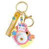 Llavero de Cámara de Proyección Sanrio Genuino Lindo Dibujo Animado Pareja Colgante para Mochila Escolar Llavero de Coche Regalo Venta al Mayoreo