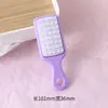 Peine mini lindo estilo Ins de colores dulces con espejo de maquillaje portátil, alto valor estético para el peinado de las niñas