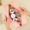 Bolsa de Cosméticos Transparente Personalizada con Empalme, Gran Capacidad, Impermeable, Bolsa de Tocador, Bolsa de Almacenamiento Visual para Baño