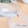 Balde Pequeno de Plástico Transparente para Lavagem de Pincéis de Pintura Artística, Balde Redondo Portátil sem Tampa, Escorredor de Frutas com Tampa, Taibao de Trigo