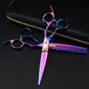 Tijeras de Peluquería Personalizadas Estilo Chino Rosa de 6.0 pulgadas Tijeras para Cortar el Cabello Tijeras Planas Tijeras para Flequillo