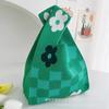 Sacola Tote Ponderada e Espessa para Mulheres, Sacola de Presente, Bolsa de Mão, Bolsa Balde, Bolsa Tricotada, Bolsa de Mão da Moda