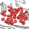 Concha de imitación ABS nacarada flor de loto de ocho pétalos soporte para flores de loto abanico para grupo de novias horquilla antigua DIY pendientes columpio corsage