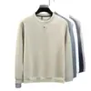 Sudadera pesada para hombre de 360g, nuevo estilo otoño 2026, engrosada, casual, corte holgado, color liso, versátil, sudadera para hombre con cuello redondo