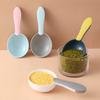 Cuchara Multifuncional para Arroz Cuchara de Plástico para Cocina Doméstica Cuchara para Granos con Clip Sellador Pala para Harina Cuchara Medidora