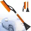 Pá de Neve Pá para Remoção de Neve de Carro Escova de Neve Pá para Remoção de Gelo Multifuncional Retrátil Removível Montada no Carro Pá para Remoção de Gelo e Geada