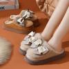 Zapatos de casa gruesos y cálidos para parejas, felpa de alta calidad, lana, algodón, pantuflas de algodón para otoño e invierno, venta al por mayor