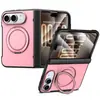 En stock: Funda de teléfono iPhone Duo con un soporte magnético giratorio de 360 grados, una funda protectora plegable para teléfonos Apple