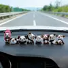 8 Modelos de Figuras de Panda Creativas 3D de Segunda Generación, Adornos Creativos para Coche Estilo Coreano, Decoraciones de Escritorio y Diseños de Juguetes