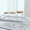 Taza de vela transparente para aromaterapia DIY taza vacía botella de vidrio de 200 ml frasco de vidrio para fragancia sin fuego Taza de vela sin humo
