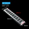 Aleación de Aluminio Malla Transpirable Gabinete Modificado para RV Cubierta Decorativa de Disipación de Calor Agujeros de Ventilación para Armario Ventilación Rectangular para Muebles