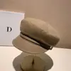 Boina retro de retazos estilo británico, un accesorio versátil y moderno para otoño/invierno, perfecto para el estilo urbano, con un diseño octagonal de boina de pintor y una parte superior plana cálida