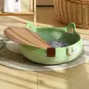Nido para Gatos, Nido Tejido Universal para Mascotas para Todas las Estaciones, Tablero Rascador para Gatos, Resistente a los Arañazos, Resistente al Desgaste, No Suelta Pelo, Lavable, Nido Fresco de Verano, Nido para Dormir