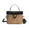 Bolso de Caja de Alta Gama para Mujer 2025 Nueva Moda Versátil Bolso Bandolera Bolso Cruzado de Hombro Lujo Accesible Bolso Cuadrado Pequeño Estampado