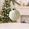 Bolas de Natal Envoltas em Tecido de Comércio Exterior Mais Vendidas para Decoração de Interiores Enfeites de Árvore de Natal DIY Bolas de Natal de Tecido em Estoque