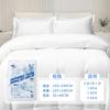Sábanas Desechables Hotel Juego de Cuatro Piezas Cubre Edredón Funda de Almohada Funda de Edredón Tren Dormitorio Juego Doble Portátil Impermeable
