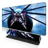 Mouse Pad Grande de Jogo Gundam Desenho Animado para Meninos Borda Travada Tapete de Mesa Antiderrapante Borracha Mouse Pad Resistente à Sujeira Borracha Natural