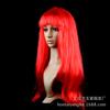 Peruca longa e cacheada de Yiwu, moda feminina, franja elegante, rosto aparado, cabelo longo e cacheado, moda de uma geração de cabelo