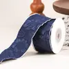 Cinta de Borde en Relieve Tridimensional Flor de Cinta Regalo Boda Ropa Hecho a Mano Lazo Tocado Pasador Accesorios