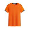 T-shirt de secagem rápida de verão personalizado pescoço redondo manga curta crianças pais-filho camisa de publicidade logotipo impresso personalizado ao ar livre roupas de classe de corrida ao ar livre