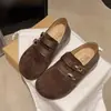 Zapatos de vestir Merrell de doble uso tacones de suela gruesa aumento de altura oculto bolsos Rad mules para mujer otoño retro versátil Velcro
