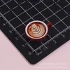 Taza de café con arte latte realista, accesorios de resina para manualidades DIY, pegamento de crema, accesorios para el cabello hechos a mano, fundas para teléfonos y decoraciones para casas de muñecas