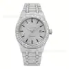 Reloj Mecánico al por Mayor Comercio Exterior Más Vendido VVS Reloj de Diamante Moissanita para Hombre Popular Europeo y Americano Reloj de Pulsera Full Diamond Moissanita para Hombre