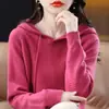 Motivo Sudadera Regular Devolución 7 Sudadera Otoño 2026 Ropa de Punto para Mujer Cielo Sin Pulóver Manga Larga Viento Grueso