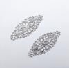 Acessórios para joias DIY 35mm * 80mm de comprimento grande flor de metal grampo de cabelo antigo material para acessórios de cabelo