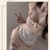 Lencería Sexy Vestido de Sirvienta Sexy Uniforme de Sirvienta Lindo Pasión Tentación Libre de Engranajes Abiertos Mostrar Pecho Pequeño Gran Deseo Puro