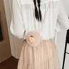 Bolsa Tejida Bolsa Pequeña Infantil para Niñas Bolso Cruzado para Teléfono Móvil Bolsa Tejida de Paja Primavera y Verano Viajes Zona Costera Billetera
