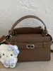 Bolso de Mano de Lujo Ligero Estilo Coreano para Mujer 2026 Primavera Nueva Moda Bolso de Hombro para el Trabajo Bolso Cruzado Elegante de Color Sólido para Mujer