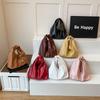Bolsa Nuvem Plissada da Moda 2025 Moda Distinta Simples Portátil Preguiçosa Casual Grande Capacidade Elegante Bolsa Saco