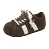 Zapatos de Entrenamiento Alemanes de Cuero Genuino con Suela Gruesa y Cordones Zapatos para Mujer 2026 Otoño Invierno Nuevos Zapatos de Pan con Forro de Terciopelo Zapatos de Algodón Zapatos Deportivos Casuales
