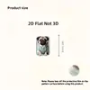 Protector de cable de datos acrílico 2D, previene la rotura, presenta diseños de animales de dibujos animados, cable de datos para teléfono Tipo-C, para ventas transfronterizas