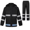 Conjunto de Impermeable Dividido y Pantalones de Lluvia al por Mayor para Montar en Motocicleta al Aire Libre, Ropa de Trabajo para Adultos, Equipo de Lluvia Espesado a Prueba de Tormentas para Todo el Cuerpo