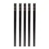 Nuevos palillos de aleación para palillos de comedor familiar, de alto valor, con bronceado negro, bendición, antideslizantes a alta temperatura, a prueba de moho, que no se decoloran