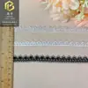 Encaje Bordado Blanco Encaje Soluble en Agua Adorno, Accesorios de Ropa con Lentejuelas, Accesorios Hechos a Mano para Vestidos de Boda DIY, 1 cm en Stock