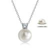 Estilo Princesa Diana Prata de Lei S925 Colar de Pérola Natural de Água Doce para Mulheres Corrente para Clavícula Versátil Primavera, Verão, Outono e Inverno Senso de Alto Padrão