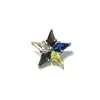 Liga de Titânio G23 Stud para Cartilagem Piercing Corporal Anel para Lábio com Rosca Interna Brincos de Zircônia Marquise Stud para Orelha Cóclea Pentagrama