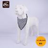 Guangzhou fabricantes fuente de suministros para perros toalla triangular absorbente de algodón toalla para limpiar la saliva toalla reflectante para saliva de mascotas