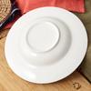 Plato de sombrero de paja de 9 pulgadas plato hondo redondo plato de sopa plato para comida occidental de cerámica plato para pasta Huairen de Shanxi platos de cerámica engrosados