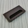 Escritorio de Oficina Escritorio para Computadora Agujero para Cables Decoración de Línea Rectangular Extra Largo Plástico Superficie con Textura de Madera Caja para Cables con Cepillo