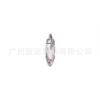 Nuevo Transfronterizo 4X15Mm Marquesa Engaste de Garra Cristal de Vidrio Pedrería Cosida a Mano con Agujeros Accesorios DIY para Vestido de Novia