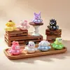 Acessórios de Avião Sanrio Eletrodepositados Desenho Animado Chaveiro de Resina 3D Pingente Brinquedo Fofo da Moda