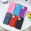 Soporte para tarjetas tres en uno con soporte de color contrastante, un nuevo modelo de comercio exterior para funda de teléfono iPhone 17 Pro, con un innovador diseño de ranura para tarjetas para protección.