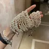 Pulsera de tallo de trigo de perlas de agua dulce, atmosférica, natural y de alta calidad
